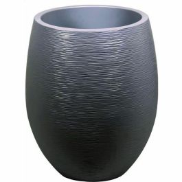 EDA 13737GANTPX12 Maceta Redonda Grafito Ø50cm, 53L, Gris Antracita