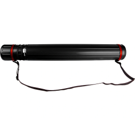 Liderpapel Portaplanos Plástico Negro Diámetro 9 cm Extensible hasta 125 cm