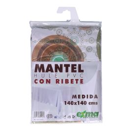 Exma Mantel de hule ribeteado cuadrado 140 x 140 cm modelos variados