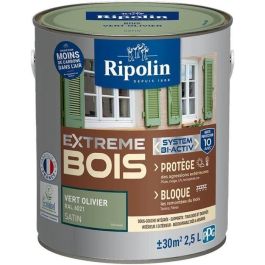 Pintura RIPOLIN para madera interior y exterior - Verde oliva Ral 6021 Satinado, 2,5L Precio: 101.50000058. SKU: B136L3ZRM2