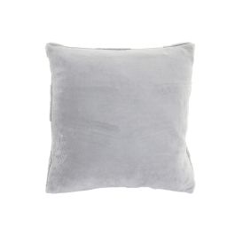 DKD Home Decor Cojín Urban Gris Claro 45x45 cm Poliéster Pack 2 Unidades con Cremallera