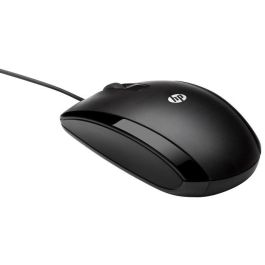 HP X500 Ratón con Cable USB Óptico para Ordenador, Diseño Ergonómico y Ambidextro, Seguimiento Preciso y Fiable, Plug & Play