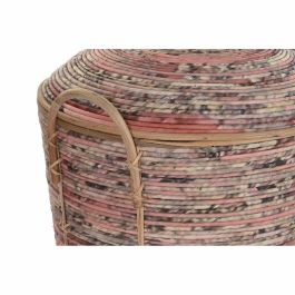 Cesta Boho DKD Home Decor Melocoton Natural 51 x 67 x 51 cm Set de 3