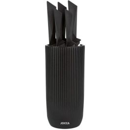 Jocca JOC8435253586612 Juego de 5 Cuchillos con Taco de Polipropileno Negro Precio: 36.49999969. SKU: B1F8VRJSJ6