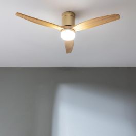 Ventilador de Techo con Luz Cecotec EnergySilence Aero 5600 18 W Dorado Madera