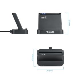 TooQ TQR-220B Lector de DNIe y Tarjetas Inteligentes USB 2.0 compatible DNI 3.0, PC, Mac, sin drivers y soporte móvil Negro TooQ TQR-220B Lector de DNIe y Tarjetas Inteligentes USB 2.0 compatible DNI 3.0, PC, Mac, sin drivers y soporte móvil Negro