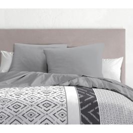 Juego de 2 fundas de almohada - HOME LINGE PASSION - 63 x 63 cm - Gris claro Juego de 2 fundas de almohada - HOME LINGE PASSION - 63 x 63 cm - Gris claro