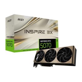 MSI Tarjeta Gráfica GeForce RTX 5070 12GB GDDR7 3X OC Inspire