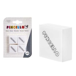 Set 4 Gomas Borrar Blancas Pincello 9.5x13.5x2 cm (36 Unidades) Precio: 22.49999961. SKU: B1DZ6BFW8X
