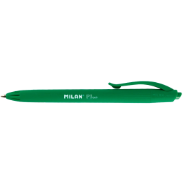 Milan Boligrafo P1 Retractil Touch Verde 1 mm