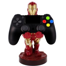 Cable Guy Soporte de Carga Iron Man Marvel 21cm para Mando de Consola y Smartphone (PS5, Xbox Series S/X, iPhone)