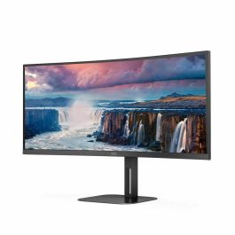 AOC CU34V5C/BK Monitor Curvo 34" Wide Quad HD (3440x1440) 1ms VA USB-C HDMI DisplayPort 100Hz