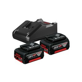 Bosch Professional Batería y Cargador GAL 18V-40 Kit con 2 Baterías 18V 4.0Ah Li-ion, Carga Rápida para Sistema Professional 18V Bosch Professional Batería y Cargador GAL 18V-40 Kit con 2 Baterías 18V 4.0Ah Li-ion, Carga Rápida para Sistema Professional 18V Precio: 206.49999997. SKU: B15ME8BGZZ