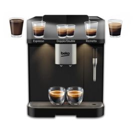 Cafetera con molinillo - BEKO - CEG7302B - 1350 W - 19 bares - Negra Cafetera con molinillo - BEKO - CEG7302B - 1350 W - 19 bares - Negra