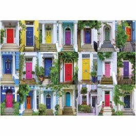 Educa AAAQE72410 Puzzle Puertas de Notting Hill 1000 piezas, temática Arquitectura, 68 x 48 cm