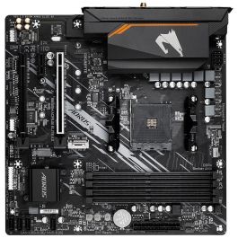 GIGABYTE B550M AORUS ELITE AX Placa base AMD B550 Zócalo AM4 Micro ATX para Ryzen 5000, Wi-Fi 6E, PCIe 4.0, DDR4 4733MHz