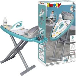 Smoby - Tabla de planchar con estación de vapor + 9 accesorios - Juegos de imitación para el hogar - Al 48 cm - Hecho en Francia - A partir de 3 años Precio: 46.49999992. SKU: B1JCRNXLNM