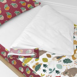 Saco Nórdico con Relleno HappyFriday Moshi Moshi Harvestwood Multicolor 90 x 200 cm