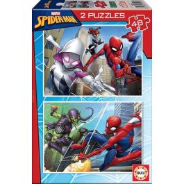 Puzzle 2x48 piezas spiderman Precio: 8.39256. SKU: S4307830