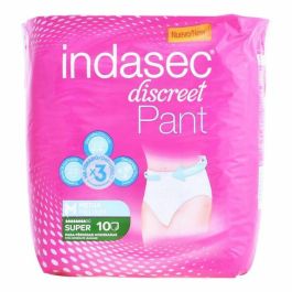 Indasec DISCREET PANT SUPER Talla Mediana Compresas para Incontinencia Urinaria Mujer 10 unidades Precio: 5.5. SKU: S0557617