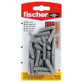 Fischer Blister Taco Nylon Sx Med.Taco 6-30 Fischer Taco de nylon con expansión cuádruple para fijación segura Precio: 4.49999968. SKU: B13MS2BKVS