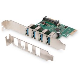 Digitus Tarjeta PCI Express 4 Puertos USB 3.0 Interna 5000 Mbit/s para PC con Windows Precio: 37.50000056. SKU: B1DJ585Y45