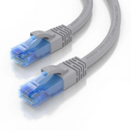 AISENS A135-0779 Latiguillo Cable Red RJ45 Cat.6 UTP AWG26 CCA 4m Gris