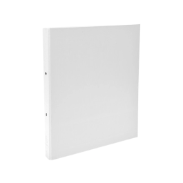 Exacompta Carpeta de 2 anillas 30mm redondas Din A4 cartón forrado blanco