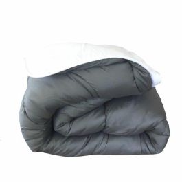 Abeil Edredón Bicolor 240x260 cm Blanco y Gris 100% Poliéster Microfibra 350 gr/m² Muy Cálido Lavable a Máquina 40°C Abeil Edredón Bicolor 240x260 cm Blanco y Gris 100% Poliéster Microfibra 350 gr/m² Muy Cálido Lavable a Máquina 40°C
