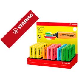 Rotulador Stabilo Boss Fluorescente 70 Expositor De 45 Unidades Colores Surtidos