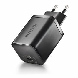 NGS BUD65W-C Cargador de Pared GaN 65W con USB-C y Cable Tipo-C a Tipo-C de 1.5m para Smartphones y Portátiles