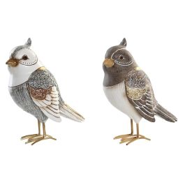 Figura Decorativa DKD Home Decor Beige Blanco Resina Pájaro Moderno (12,5 x 7 x 16 cm) (2 Unidades) Precio: 12.50000059. SKU: B1KEHLDZ5Y
