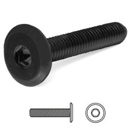 Ucafix Tornillo CEGAS Cabeza Plana Allen Negro Métrica 6 x 15mm para Tiradores, Herrajes, Uniones Vistas, Mobiliario Metálico Precio: 0.49999983. SKU: B1BMPLZGQB