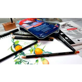 Derwent Lápices de Colores Chromaflow Caja Metálica 24 Unidades Colores Surtidos