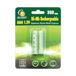GALIX Lote de 2 baterías recargables LR03 / AAA - Ni-Mh - 1.2 Voltios - 300 mAh Precio: 18.94999997. SKU: B14KJPB4HZ