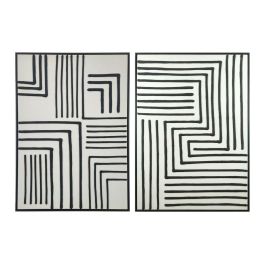 Cuadro Urban DKD Home Decor Blanco Negro 4.5 x 123 x 83 cm (2 Unidades) Cuadro Urban DKD Home Decor Blanco Negro 4.5 x 123 x 83 cm (2 Unidades)