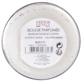 Home Deco Factory Tarro Con Vela Apothicaire - Musc Blanc, D'Ambre, Fleur de Coton - 180g, 25h