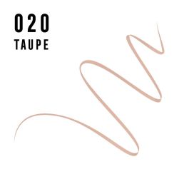 Max Factor Masterpiece Micro Marker rotulador de cejas #20-Taupe - 1 ml, punta ultra fina para trazos naturales y precisos, larga duración hasta 24h