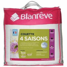 Blanreve Edredón 4 estaciones 220 x 240 cm Blanco - Microfibra 100% poliéster - Relleno fibra hueca