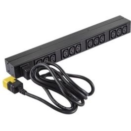 APC AP9565 Rack PDU Basic 1U 230V, Monofásico, Horizontal/Vertical, 12 Salidas C13, C20 Entrada, 3680W