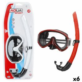 Gafas de Buceo con Tubo AquaSport (6 Unidades) Precio: 56.50000015. SKU: B13E56E9R7