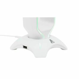 The G-Lab THE3760162067842 Soporte para Auriculares K-STAND RADO RGB USB Blanco