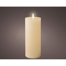 Lumineo Vela LED de Cera Beige Rústica ø7x19 cm con Efecto Llama y Luz Cálida, Temporizador 6h Precio: 5.68999959. SKU: B17AEYRNH2