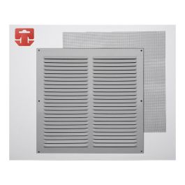 Fepre Rejilla de ventilación con mosquitera, aluminio cromado 30x30 cm Precio: 5.50000055. SKU: S7902396