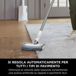 Shark BU3521EU Aspiradora escoba 2 en 1 sin bolsa, Ciclónico, Secar, Azul/Blanco, 240W, 40 min autonomía