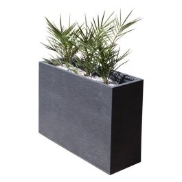 EDA PLASTIQUE Caja de flores Muret Loft Graphit - 46 L - 78.5 x 29.5 x 60 cm - Gris antracita Precio: 108.79000011. SKU: B1AF97ZYTD