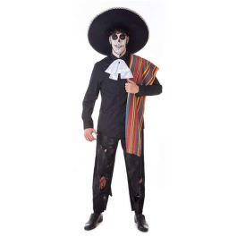 Disfraz adulto mariachi t-l (sombrero, poncho y lazo cuello) Disfraz adulto mariachi t-l (sombrero, poncho y lazo cuello)