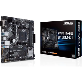 Asus Placa Base Prime B450M-K II AUC4718017932387 AMD B450 Micro ATX DDR4 hasta 64 GB Precio: 93.79000037. SKU: B1HRG247FH