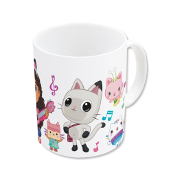 Taza Mug Gabby's Dollhouse Party Rosa claro 350 ml 325 ml Cerámica Caja De Regalo