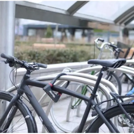 Master Lock Minicandado en U Ultrarresistente de Acero Endurecido con Cilindro de Disco